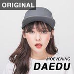 [MOEVENING] DAEDU Camp Cap: Wide Long Brim, 17cm Deep Fit, Optical Illusion Design for a Slimmer Look